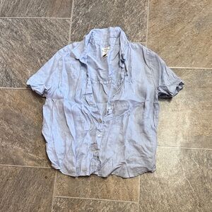 Joie Light Blue Casual Button Down Shirt